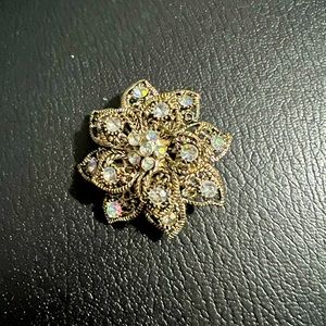 Vintage rhinestone brooch